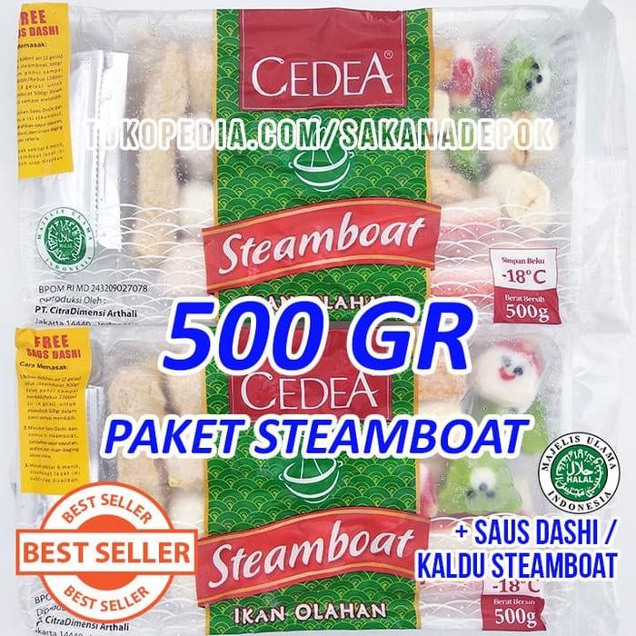 

BnyKBonusBelidiMari- CEDEA Steamboat 500gr Ala Resto Porsi Banyak isi Aneka Seafood Shabu