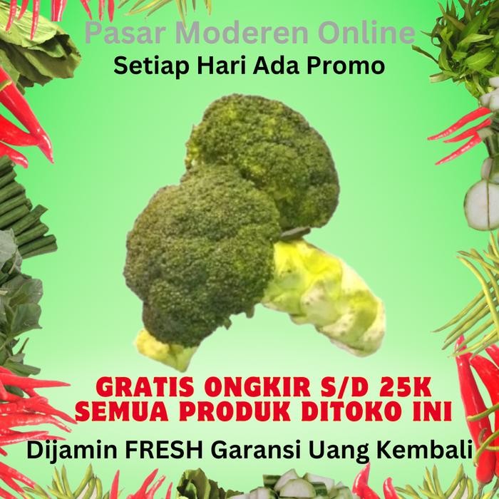 

BnyKBonusBelidiMari- Brokoli/Sayuran segar/Sayuran Online Serpong/Tangerang selatan-500gr