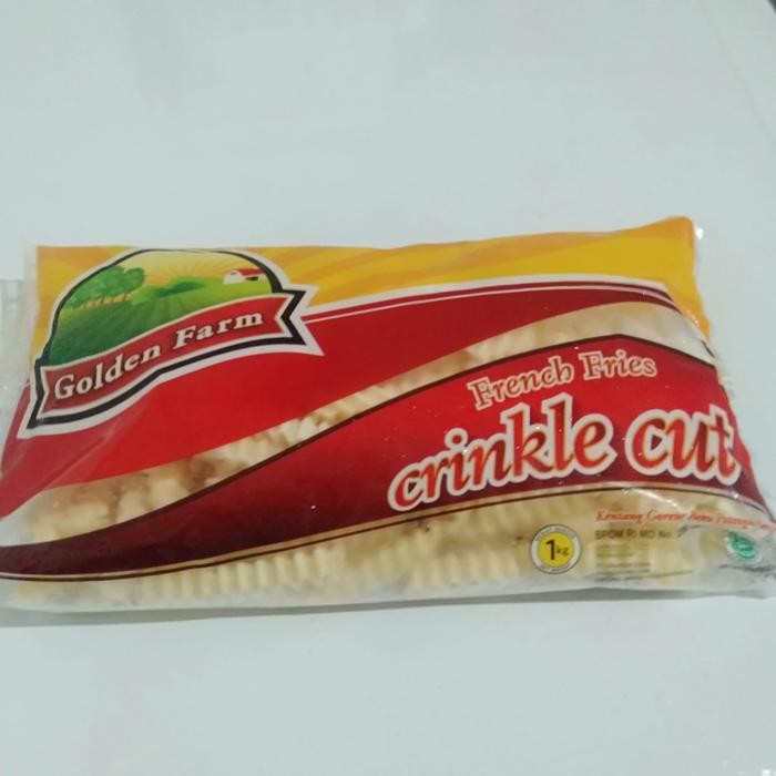 

BnyKBonusBelidiMari- Golden Farm French Fries Frozen Crinkle Cut Kentang Beku 1 kg