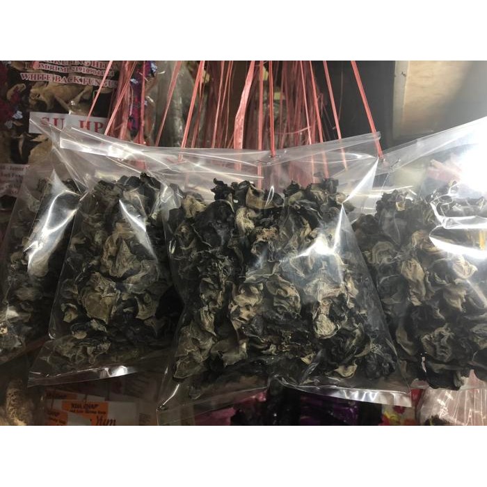 

BnyKBonusBelidiMari- Jamur Kuping Hitam / Bok Ji / Dried Black Fungus Merk ShanYuan 100gr