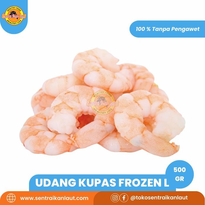 

PastiFreShNya- Udang Kupas Bersih Beku Frozen 500 Gram Ukuran 31 - 40