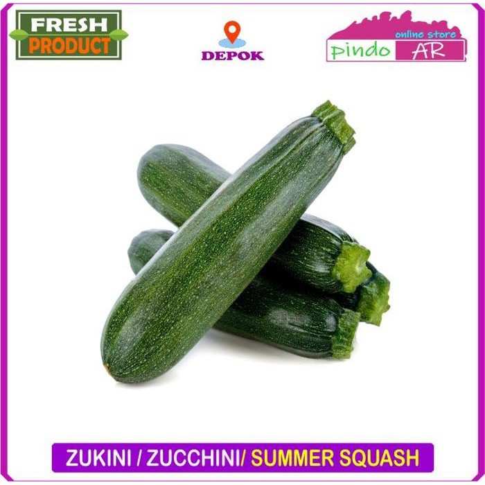 

BnyKBonusBelidiMari- ZUKINI / ZUCCHINI / SUMMER SQUASH 500 GRAM / SAYUR SEGAR DEPOK