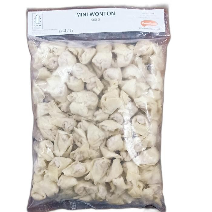 

PastiFreShNya- bumi food mini wonton 500gr / pangsit udang