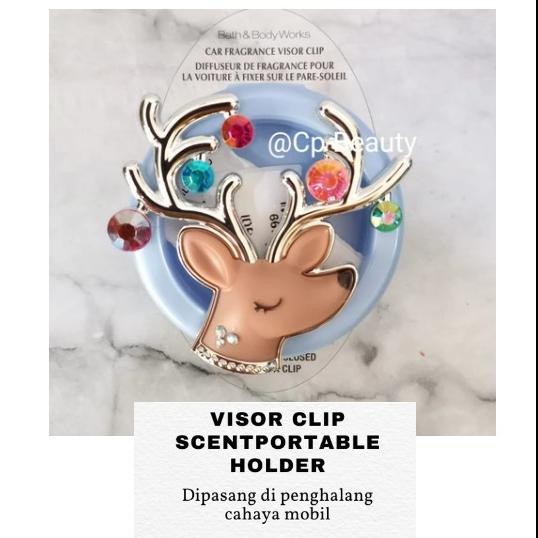 Paling Murah. Bbw Car Fragrance Holder Scentportable Visor Clip