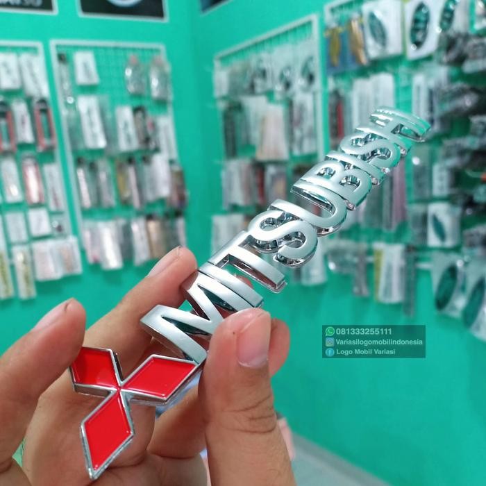 PREMIUM Emblem logo mitsubishi untuk kuda galant lancer grandis grandia bagasi