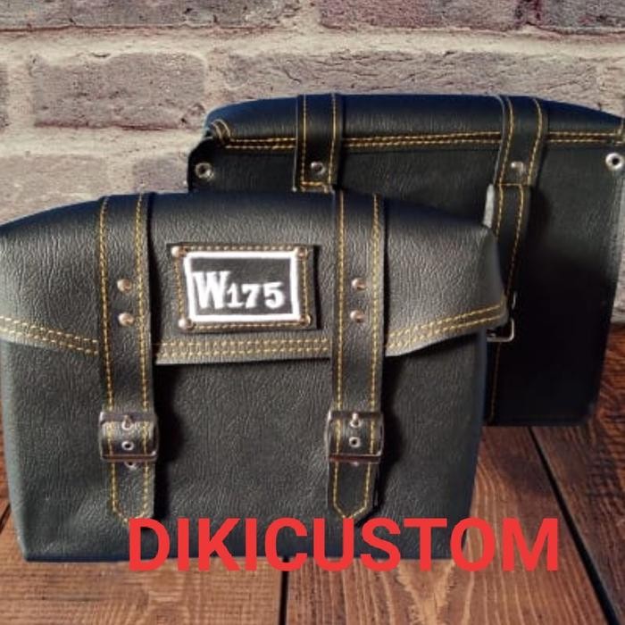 PREMIUM tas samping kawasaki w175 / side bag motor