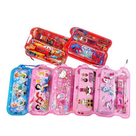 

PROMO / ALAT TULIS 6 IN 1/SET 8818 STATIONERY/SET SEKOLAH KARAKTER