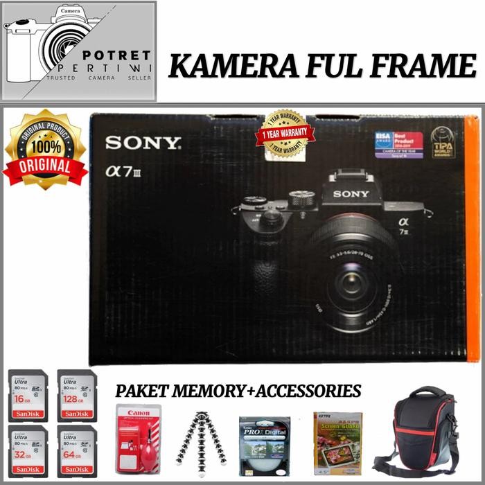 Cam- Sony Alpha 7 Mark Iii Kit Fe 28-70 Oss / Kamera Sony A7 Mark Iii Kit