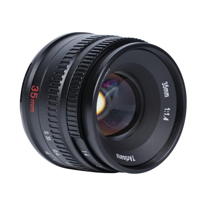 Lenz- 7Artisans 35Mm F1.4 Sony E Apsc 7Artisan 35 Mm F/1.4 Lensa Kamera Camera Lens Garansi