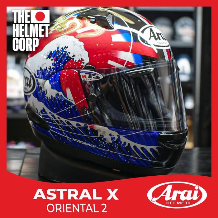 HELM ARAI ASTRAL X ORIENTAL 2 FULLFACE HELMET ASTRAL BLACK