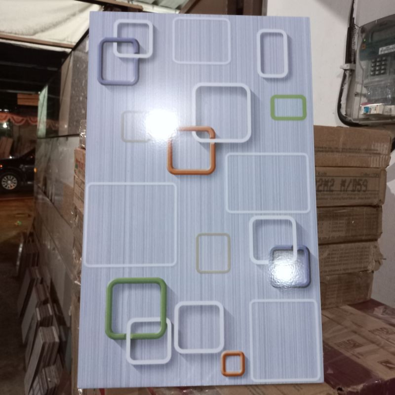 KERAMIK DINDING KAMAR MANDI MURAH SIGNATURE LEVI BLUE 25X40 KW1