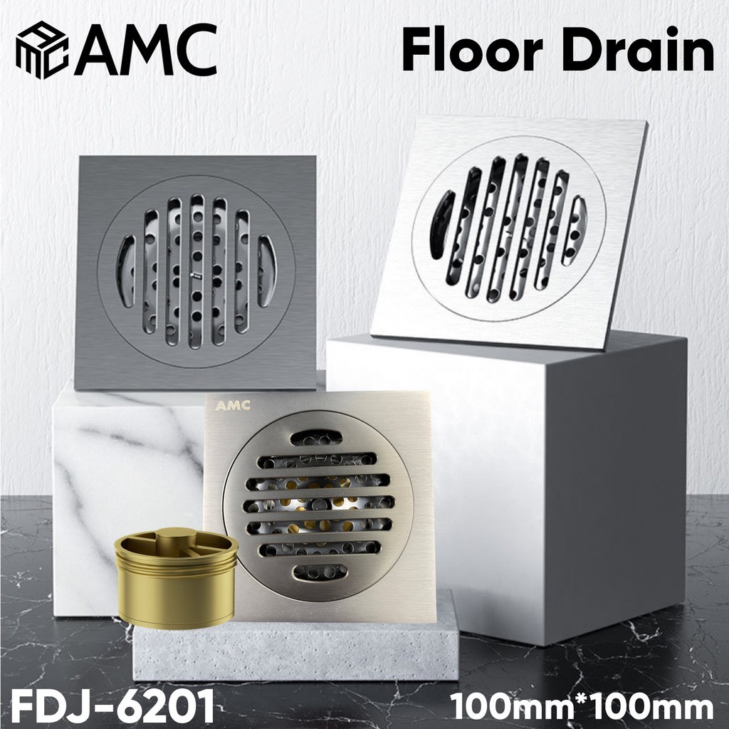 AMC FDJ 6201 FLOOR DRAIN STRAINER SARINGAN GOT KAMAR MANDI ANTI BAU