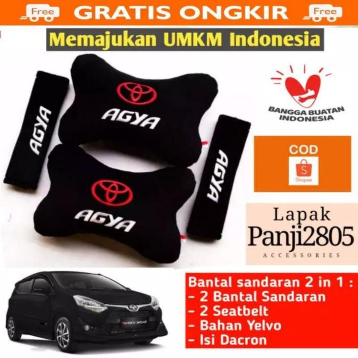 PROMO.. AKSESORIS BANTAL MOBIL AGYA