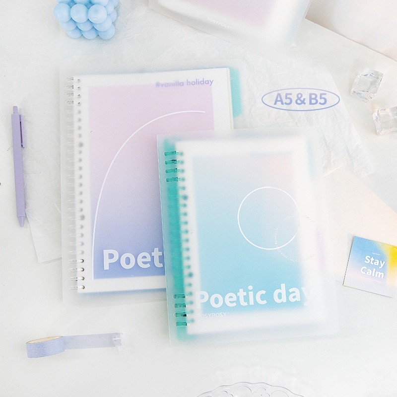 

ROSYPOSY POETIC DAY A5/B5 LOOSE LEAF BINDER NOTEBOOK