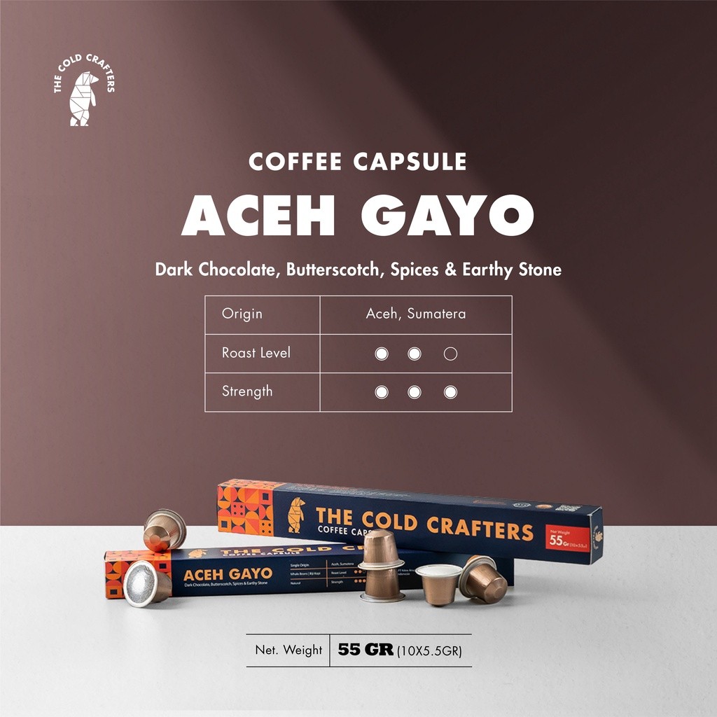 

Coffee Capsule / Kapsul Kopi - Aceh Gayo Nespresso Compatible