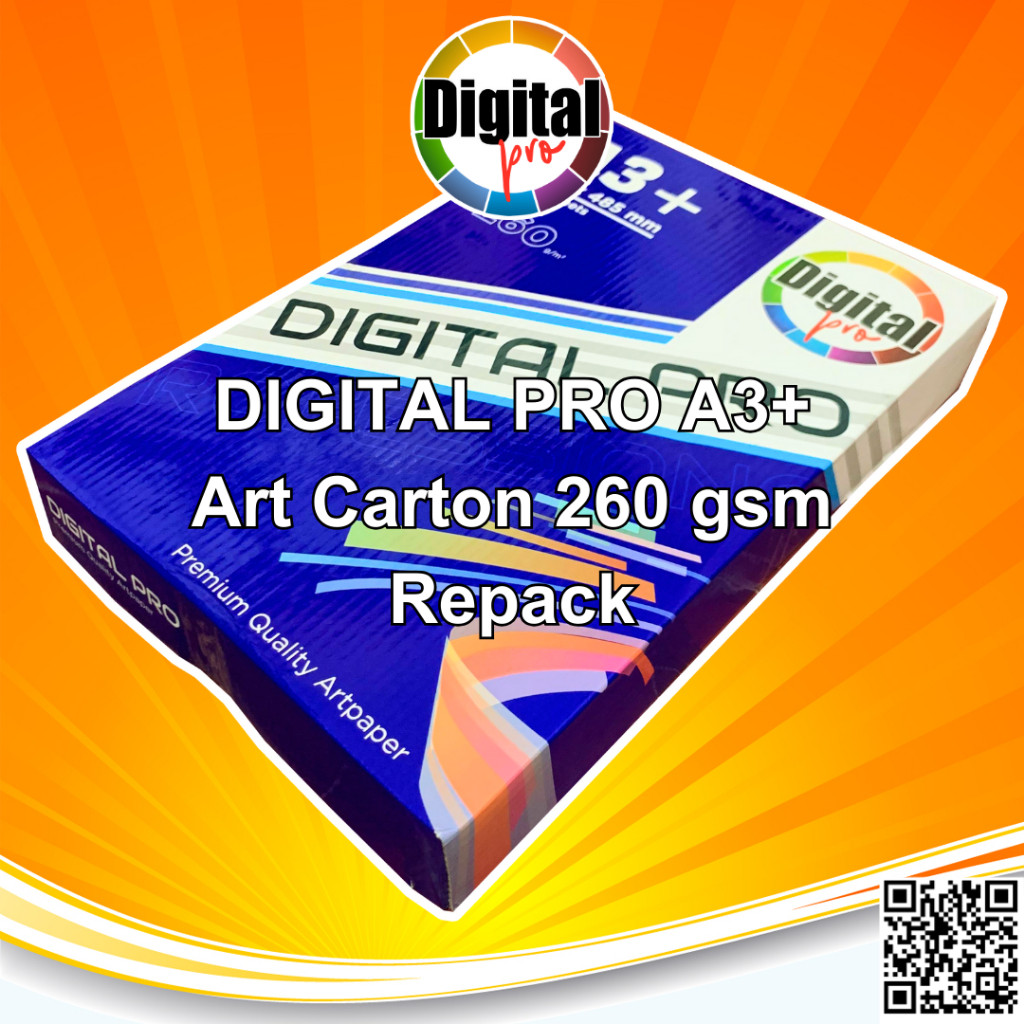 

PRO Gloss Kertas Art Paper Carton 260 Gsm A3+ Repack 50