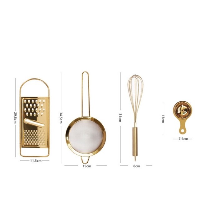 

GOLD COOKING AND BAKING TOOLS