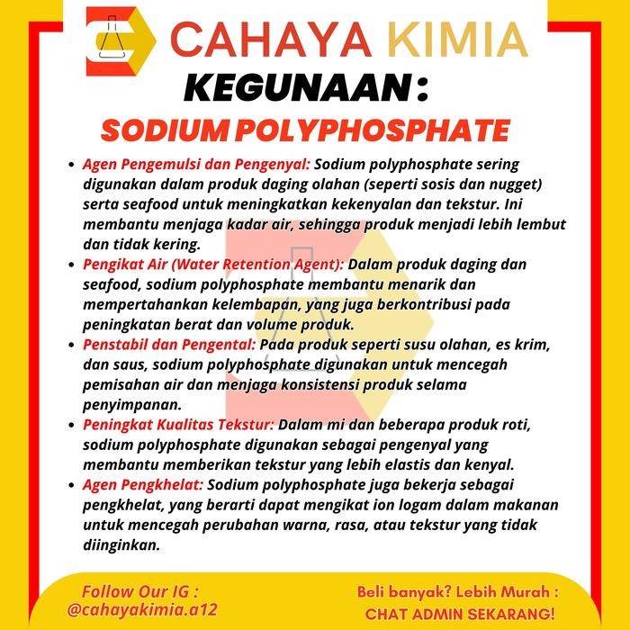 

SODIUM POLYPHOSPHATE HALPHOS - FOOD GRADE 1 ZAK (25 KG) INSTANT ONLY