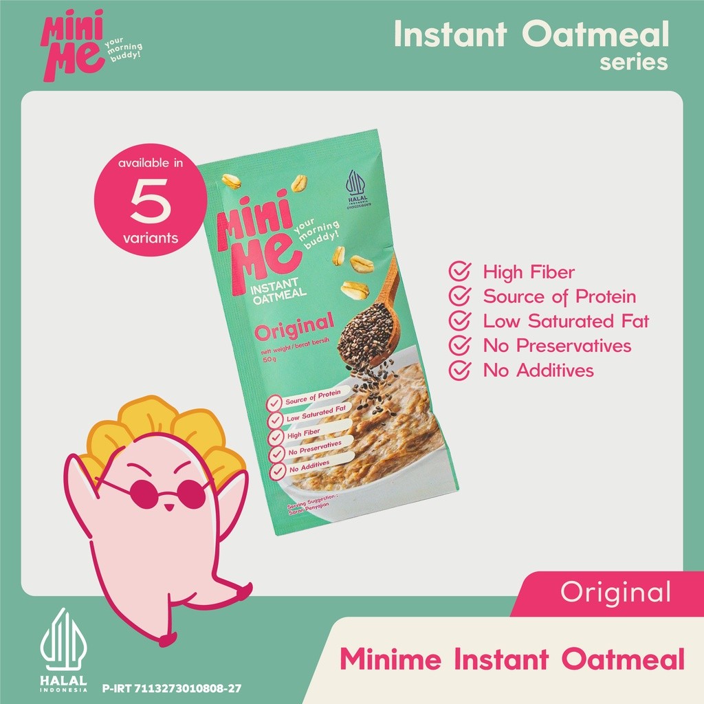 

MINIME Instant Oatmeal Box of 10