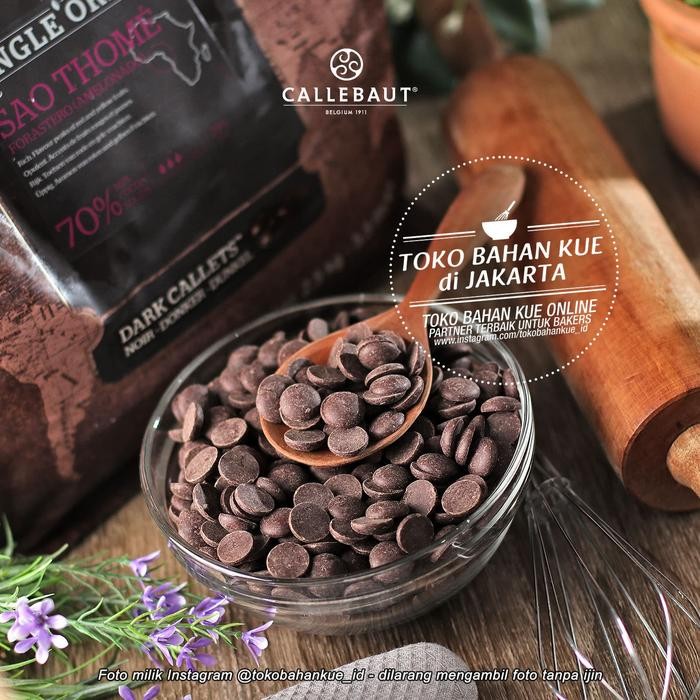 

CALLEBAUT COUVERTURE CHOCOLATE SINGLE ORIGIN 70% SAO THOME 100G REPACK