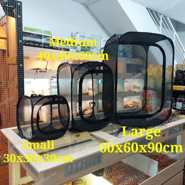 Kandang Lipat Outdoor Hewan Reptil Chameleon Iguana Nomoy NFF57