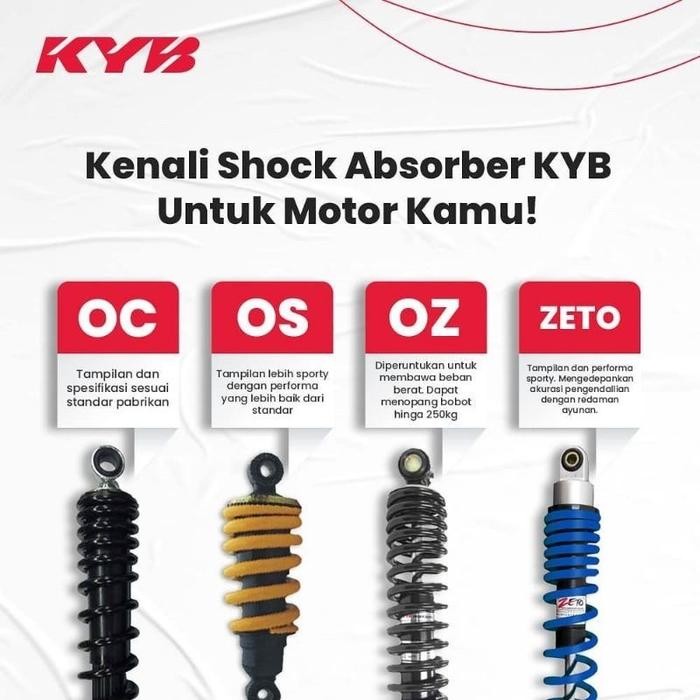 MURAH.. SHOCKBREAKER KYB KAYABA PREMIUM ALL TYPE MATIC 300MM BELAKANG ORIGINAL