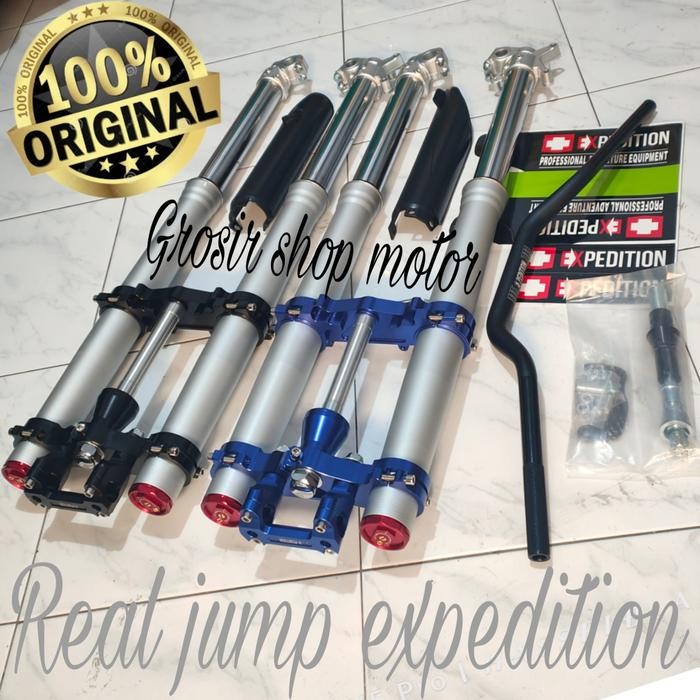 BURUAN,. USD REAL JUMP KLX 150 / SHOCK UP SIDE DOWN EXPEDITION REAL JUMP KLX