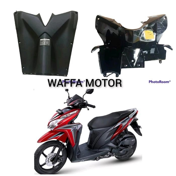 cover inner dek body dasbor vario 125 fi old 2012-2014 Lampu Motor
