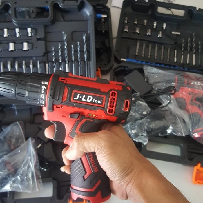 Bor Baterai Cordless Drill JLD 12V