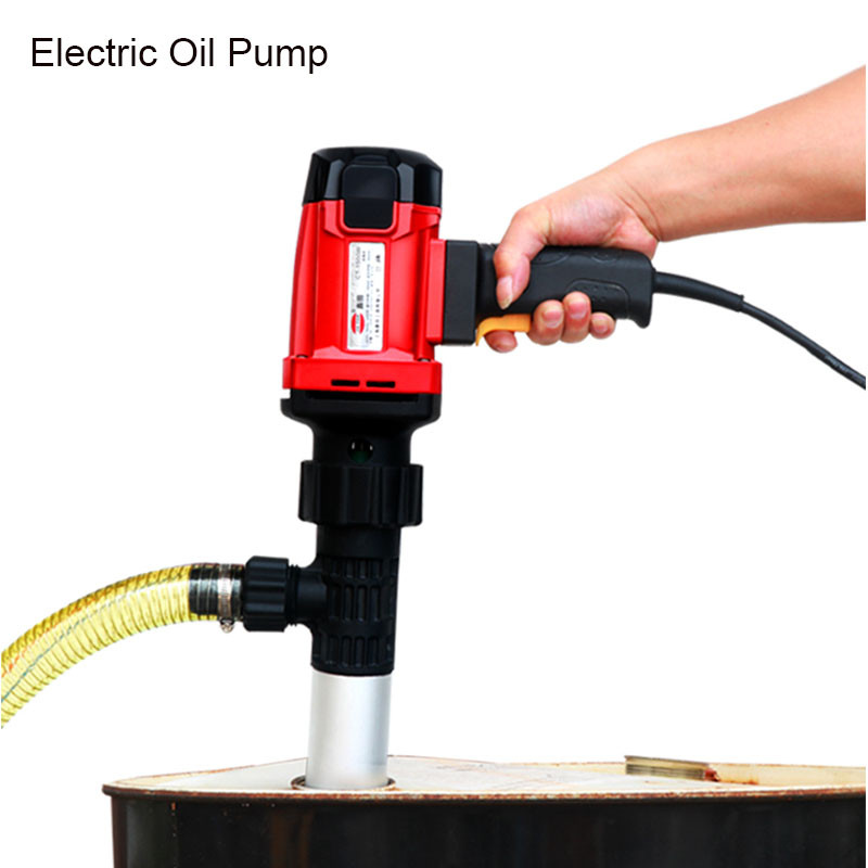Portable 220V Electric Hand Barrel Pump1300W Six-speed Vertical Oil Pump Diesel Oil Drum with Electr