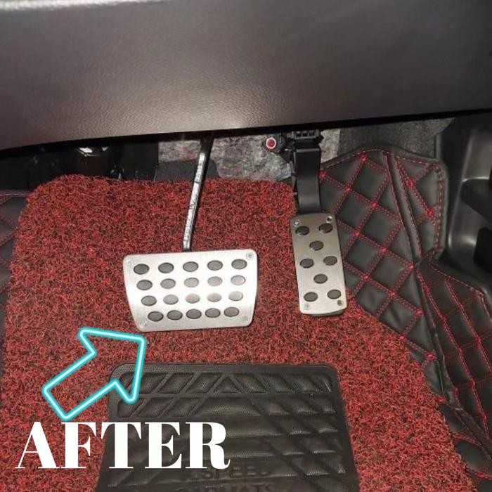 new Cover Pedal Gas Mobil Toyota HONDA JAZZ/Metic Alumunium Pad