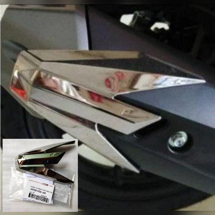 MURAH.. ORI GARNISH KNALPOT MUFFLER VARIO 150 VARIO 125 TH 2018 2019 2020-2022