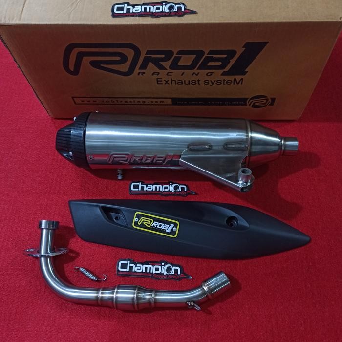 GASS. KNALPOT STANDAR RACING STAINLESS CUP V ROB1 MIO SPORTY MIO SMILE