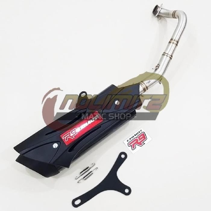 LANGSUNG GAS. KNALPOT RACING R9 MISANO FULL SYSTEM HONDA BEAT FI