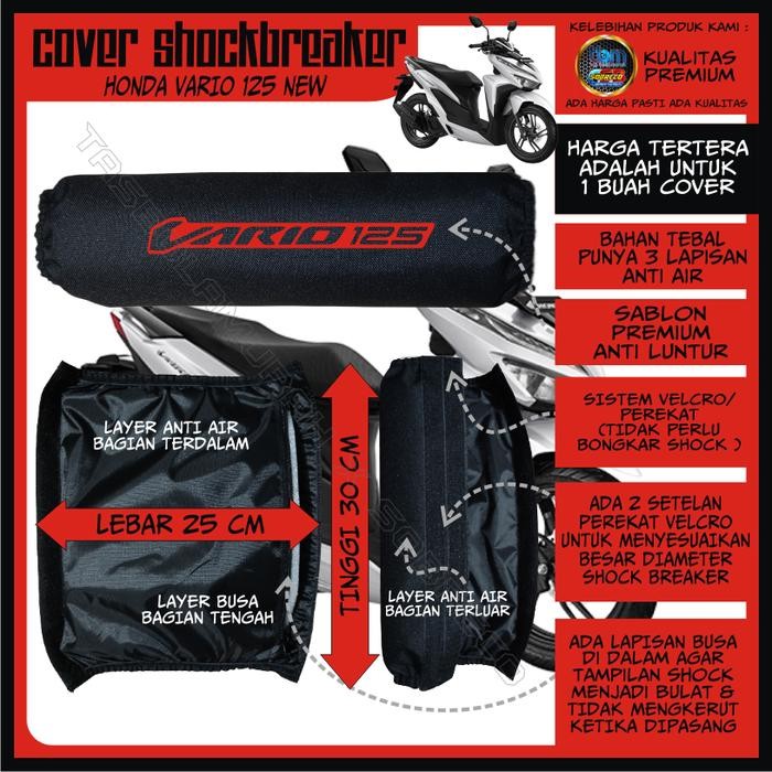 READY.. SARUNG PELINDUNG COVER SOKBREKER SHOCK BREAKER BELAKANG VARIO 125 NEW