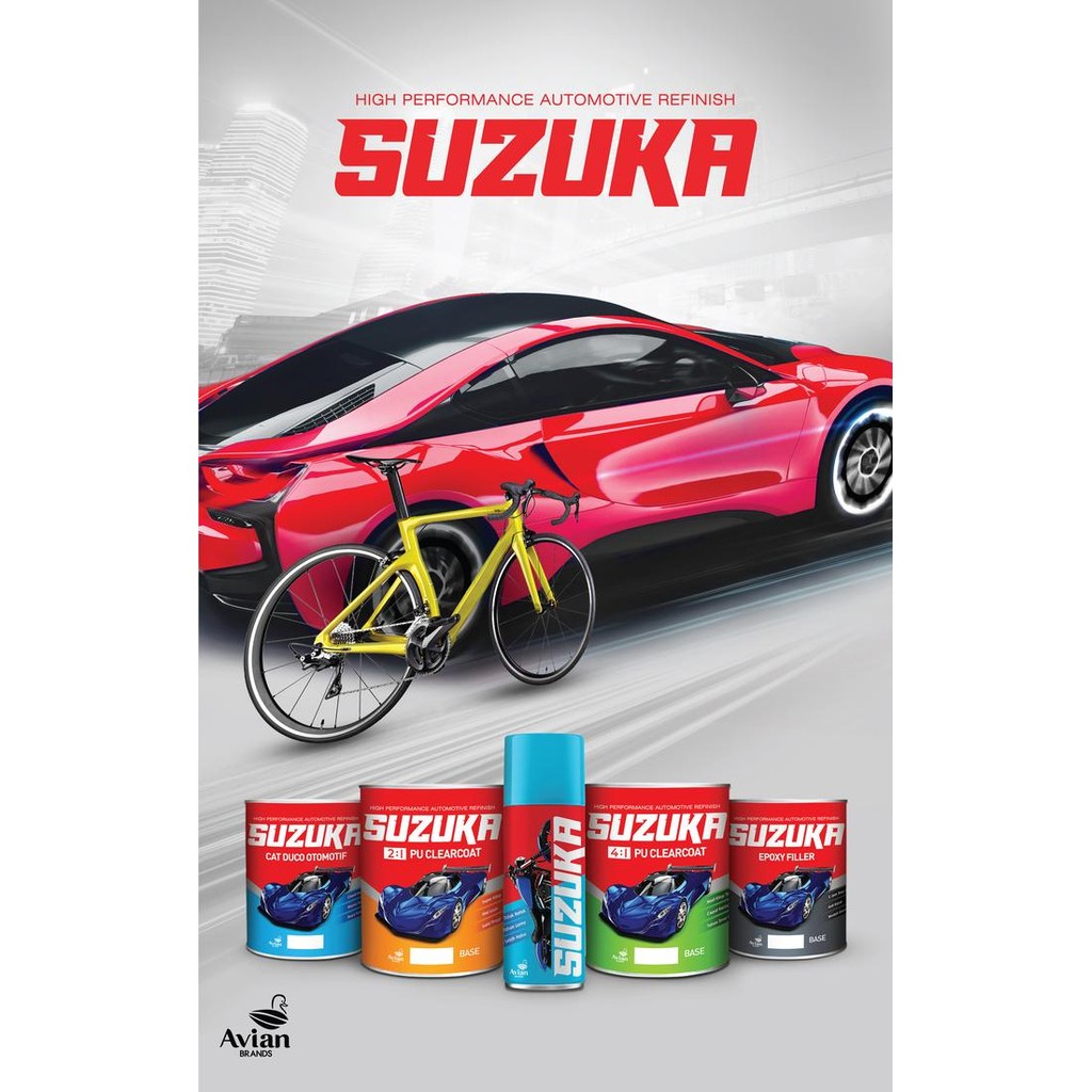 PREMIUM Suzuka Metallic/ Tembaga/ Candytone/ Signal Red - 1 KG