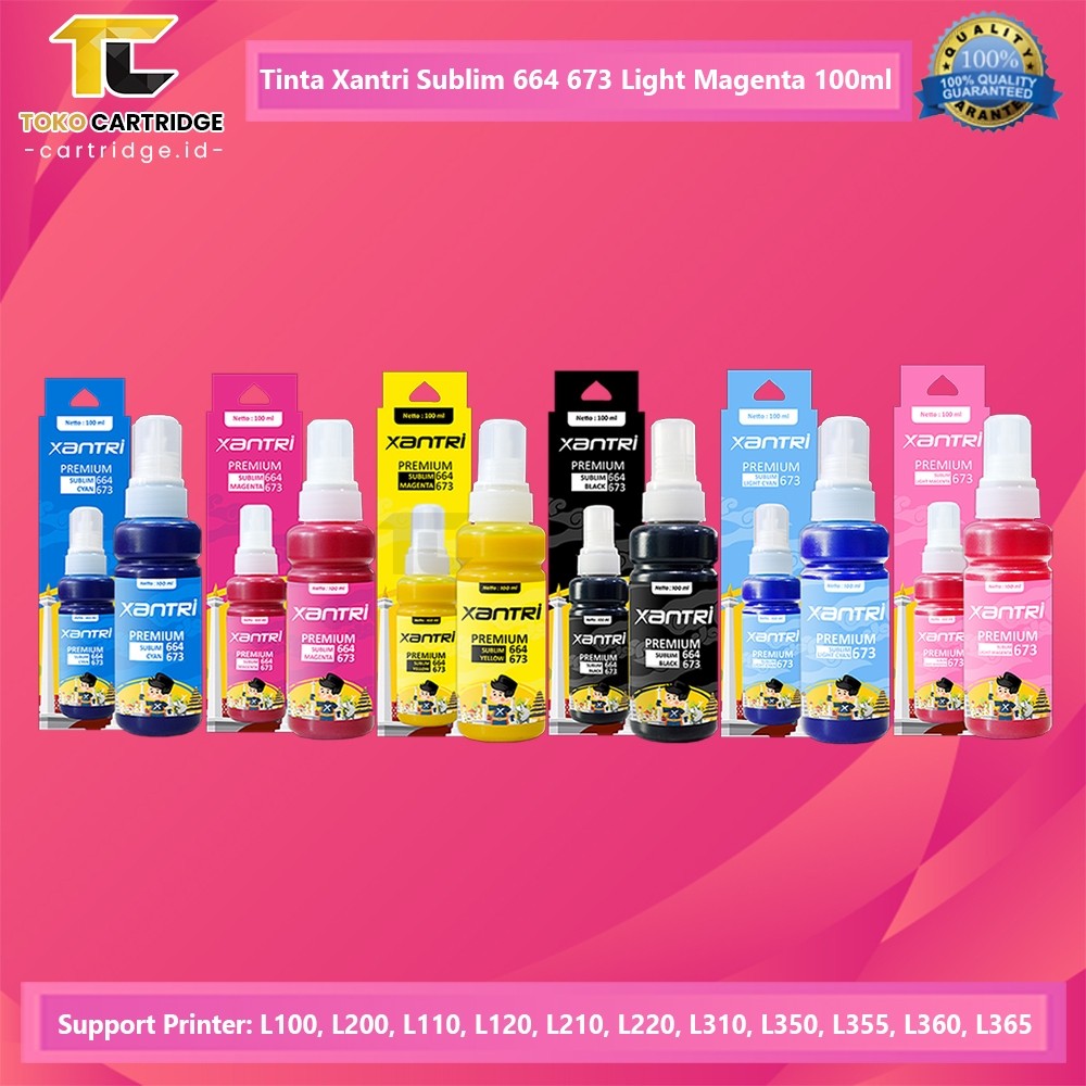 TINTA SUBLIM 664 673 INK PRINTER EPSON L550 L555 L565 L605 L650 L800 L805 L810 L850 L1300 L1800
