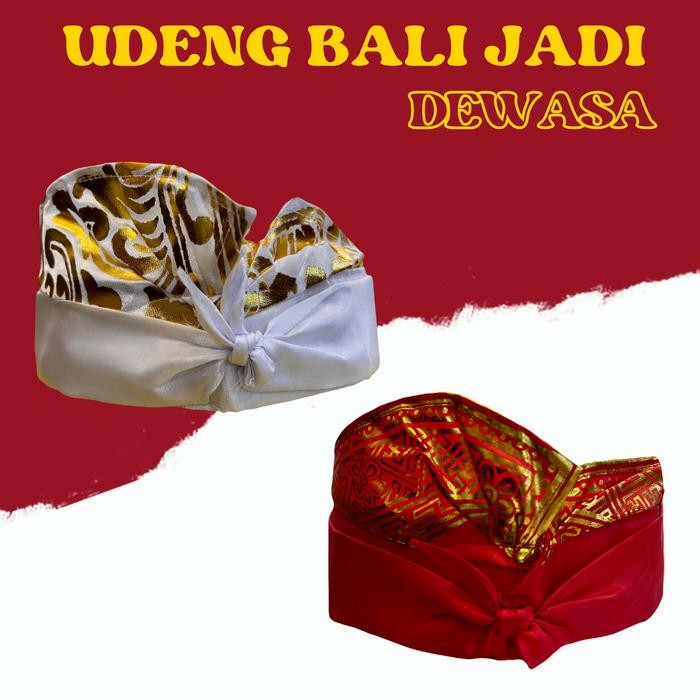Ikonik- Udeng Bali Jadi Prada Merah Putih Dewasa