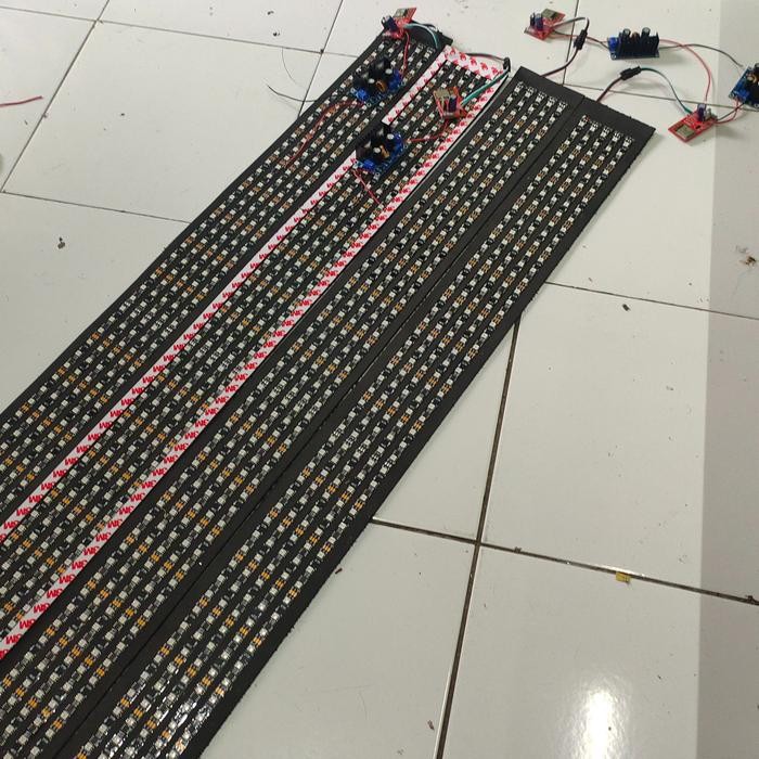 Lampu Led Running Variasi Hiasan Mobil Text 5 Baris V1 Variasi Mobil, Bisa Ganti Text Via Android