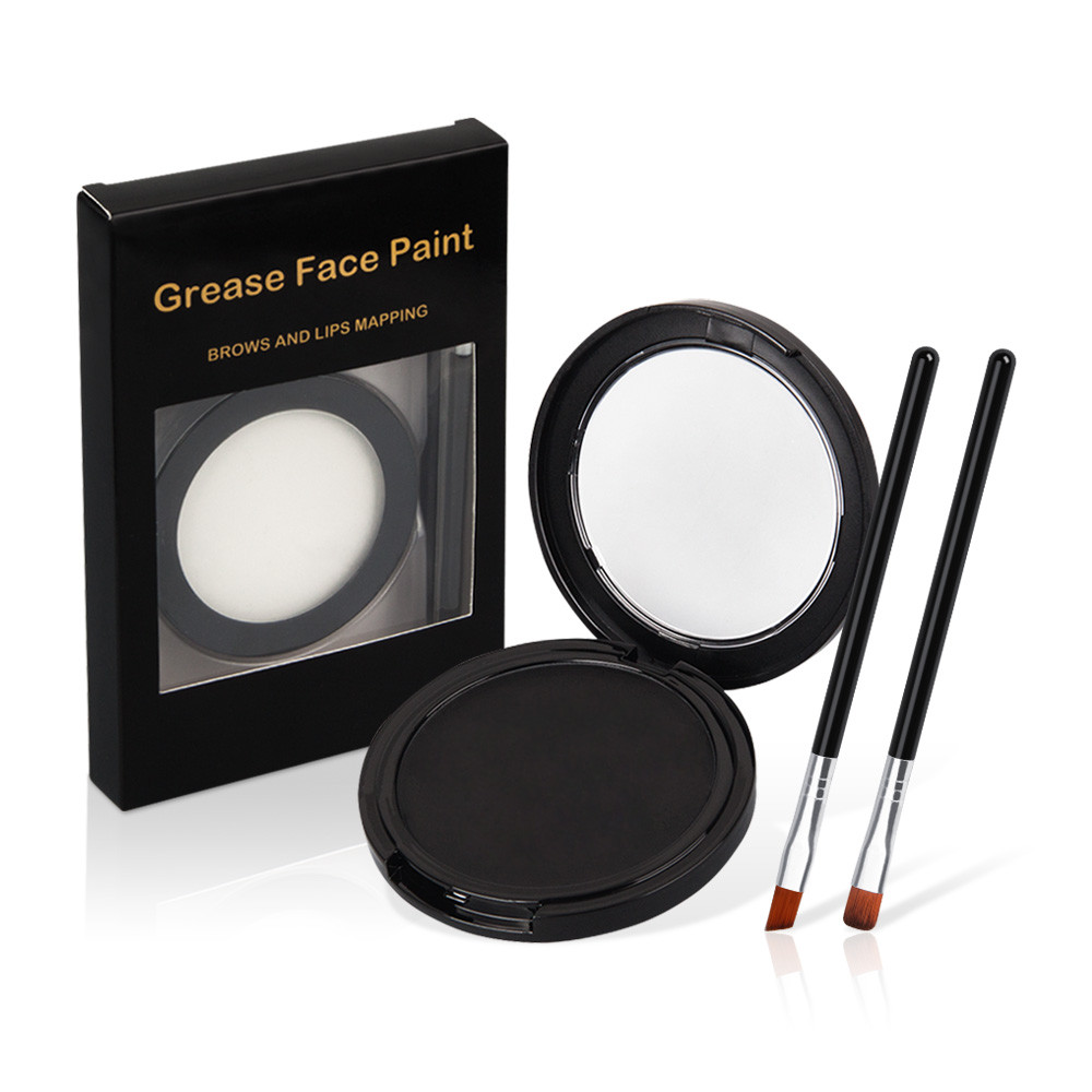 

Greasefacepaint Black And White Mapping Face Tattoo Positioning Color Paste For Drawing Eyebrows And