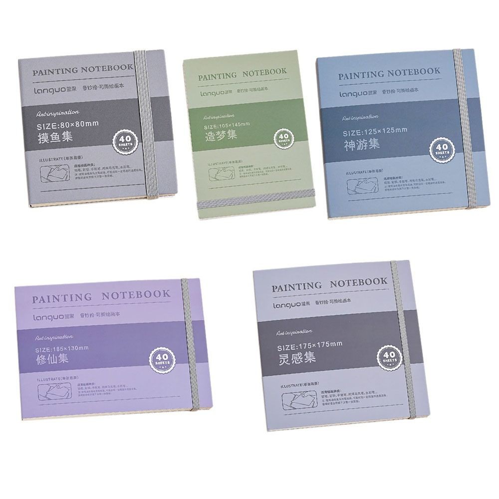 

Small Tearable Painting Book Art Supplies Inspiration Record Drawing Book Portable Notebook