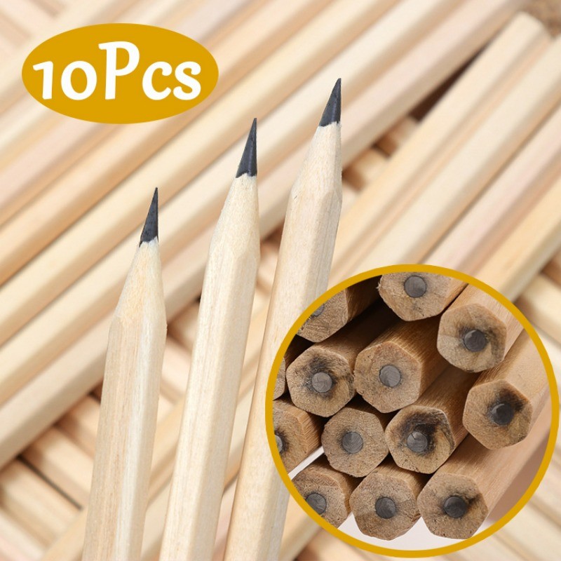 

Long Hexagon Pencils Mini Wood Pencils Graphite Stationery Sketch Pencil Bulk Student School Home