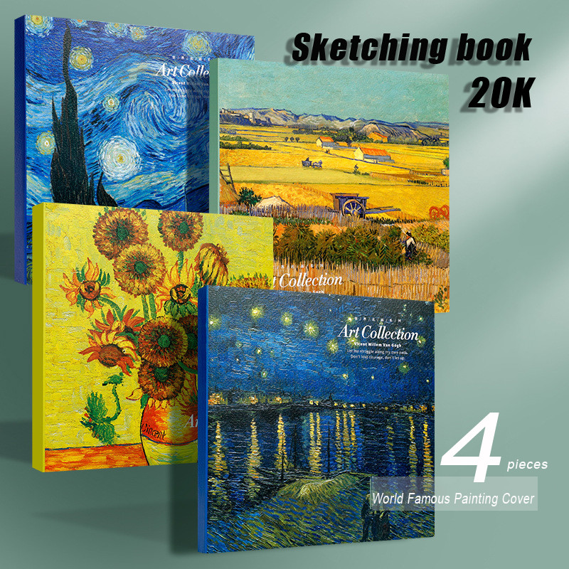 

Blank Sketch Book For 20K 80 Sheets Of Paper Art Students Learning To Draw Colored Lead Paintings