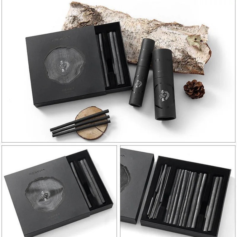 

30/20 Premium Charcoal Sticks Sketch Black Artist Painting Supplies Feel Smooth And Not Easy To