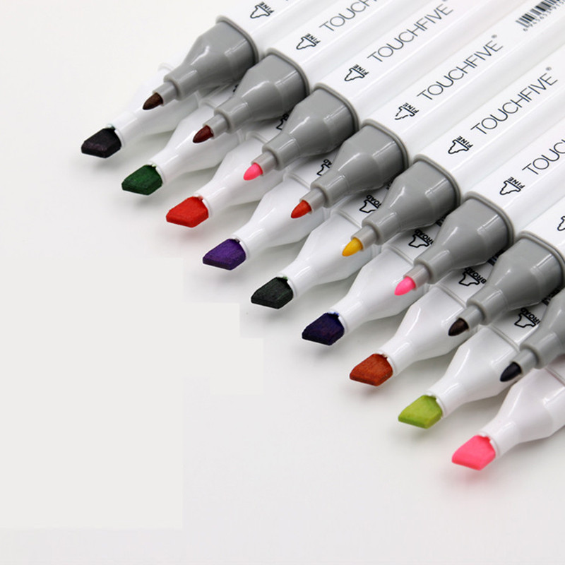 

Touchfive 1Pcs Dual Head Art Markers Brush Pen Alcohol Based Sketch Manga Markers For School Drawing