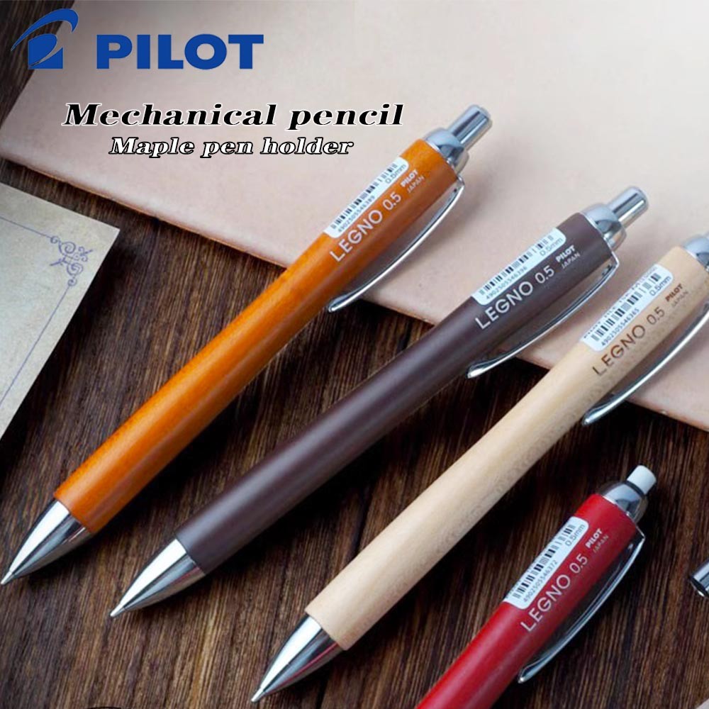 

Japan Pilot Legno Wooden Premium Mechanical Pencil Hle-1Sk Fresh Style Student Writing Tools