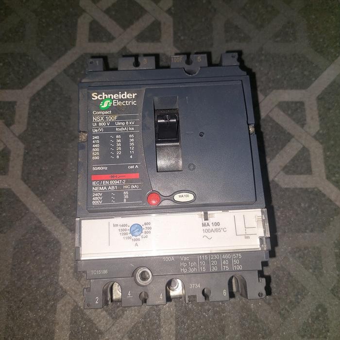 SCHNEIDER MCCB NSX100F MA 100 3P / NSX100F 100MA 3P