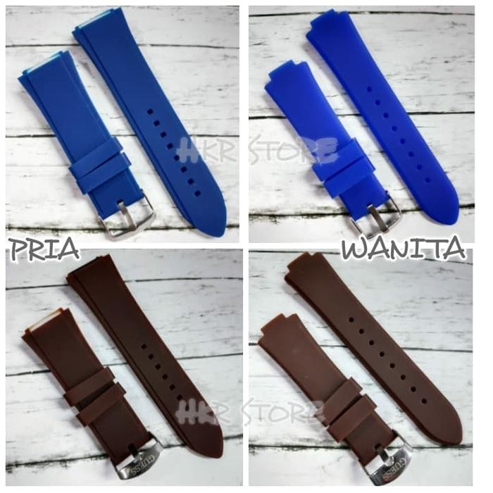 Zylo- Tali Guess Strap Jam Tangan Pria Wanita Rubber Gc Gues