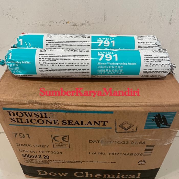 Dowsil 791 Silicone Sealant (Dark Grey)
