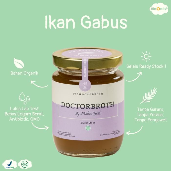 

New Doctor Broth - Fish Bone Broth ( Ikan Gabus )